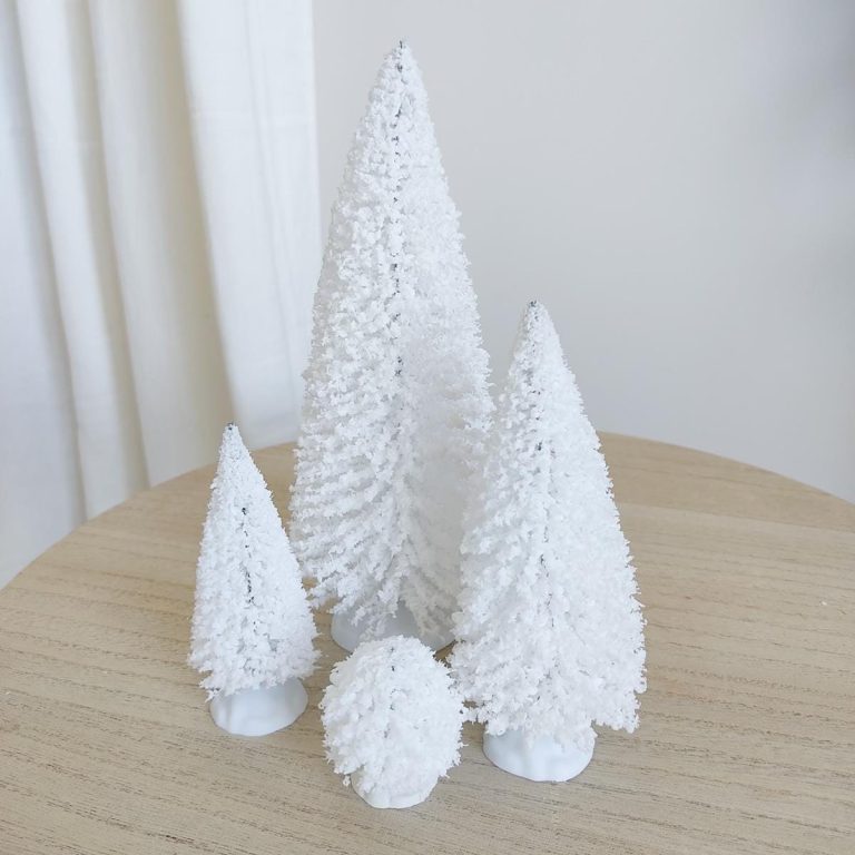 Choinka na podstawce, zestaw 9szt