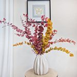 Eukaliptus stabilizowany wiecznie żywy bukiet mix kolorów