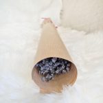 Gipsówka stabilizowana wiecznie żywa granatowa mały bukiet