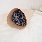 Gipsówka stabilizowana wiecznie żywa granatowa mały bukiet