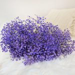 Gipsówka stabilizowana wiecznie żywa lawendowa duży bukiet