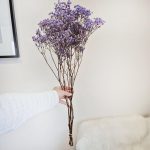 Gipsówka stabilizowana wiecznie żywa lawendowa mały bukiet