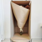 Gipsówka stabilizowana wiecznie żywa niebieska ciemna duży bukiet