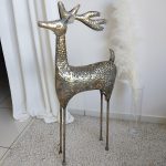 Jeleń, ozdoba z metalu h120cm