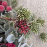 Wianek na drzwi świąteczny Boże Narodzenie sztuczny 55cm