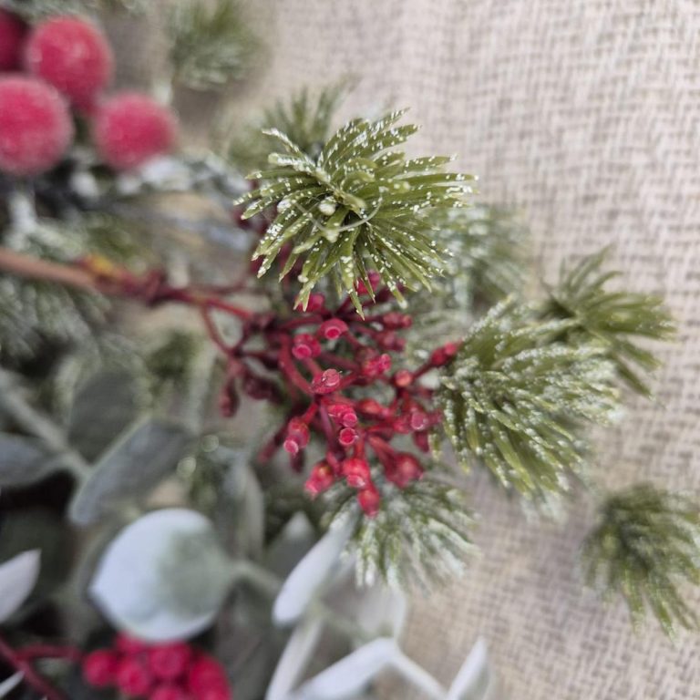 Wianek na drzwi świąteczny Boże Narodzenie sztuczny 55cm