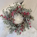 Wianek na drzwi świąteczny Boże Narodzenie sztuczny 55cm