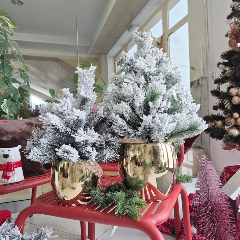 Mała choinka - sztuczna jodła ośnieżona 55cm