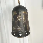 Metalowy świąteczny dzwon - ozdoba na drzwi 31cm