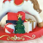 Figurka świąteczna konik na biegunach 15