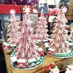 Kolorowa świecąca choinka, figurka 22cm