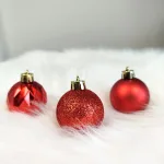 Bombki czerwone nietłukące 24szt