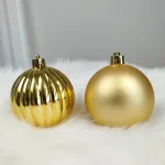 Bombki złote nietłukące 12szt