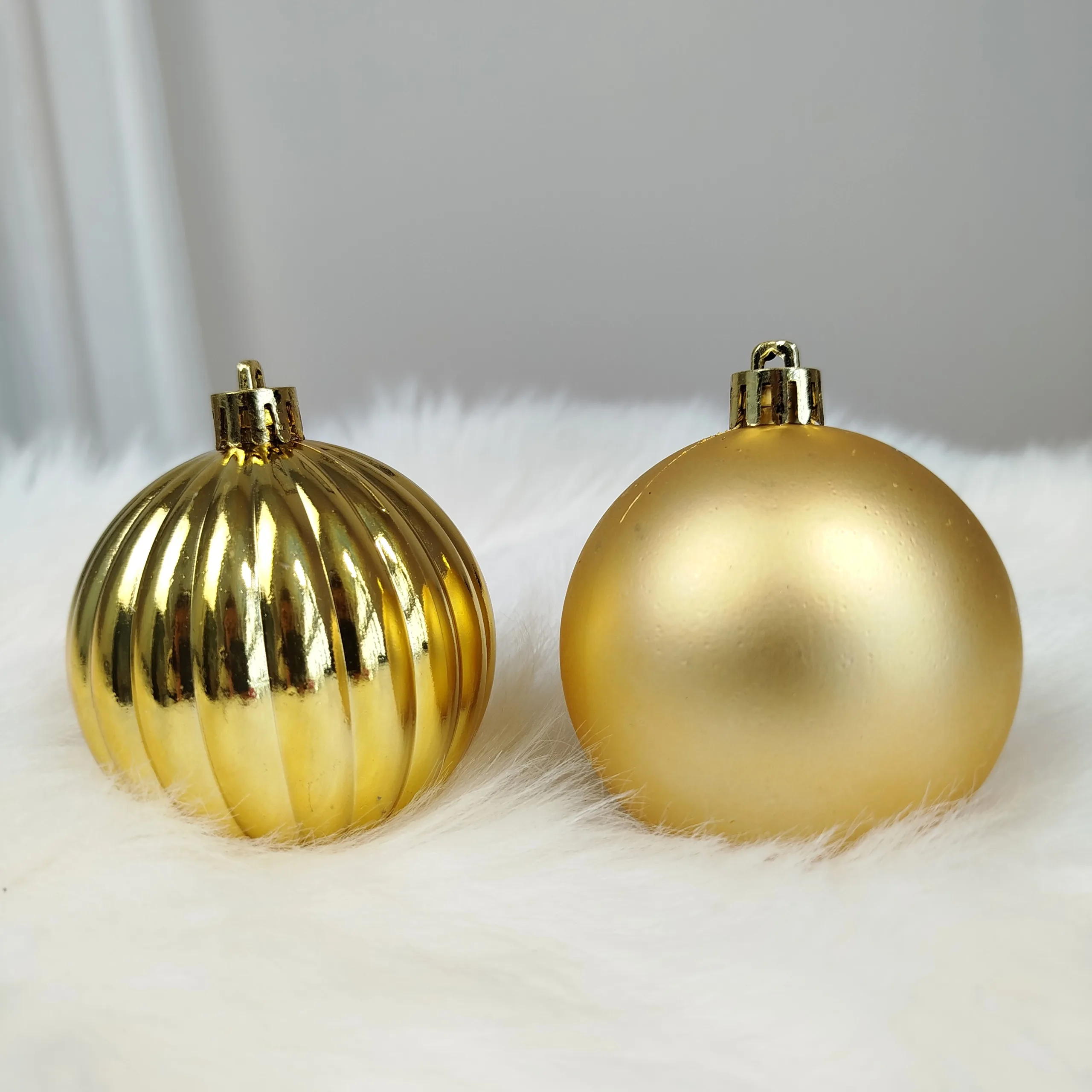 Bombki złote nietłukące 12szt