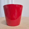 Osłonka ceramiczna czerwona połysk