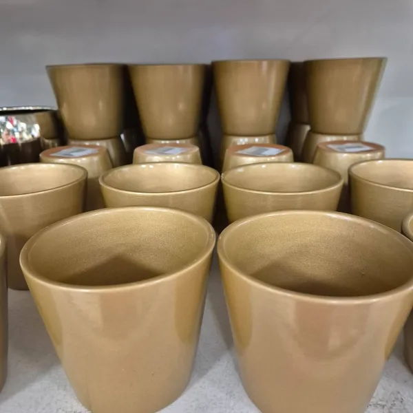 Osłonka ceramiczna złota połysk