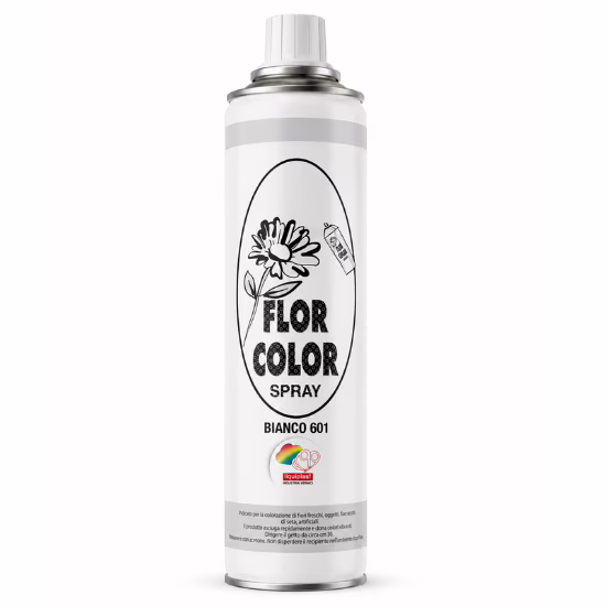 Farba do kwiatów w sprayu Florcolor Bianco 601