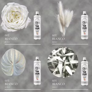 Farba do kwiatów w sprayu Florcolor Bianco 601