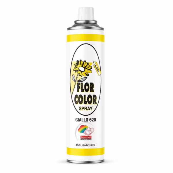 Farba do kwiatów w sprayu Florcolor Giallo 620