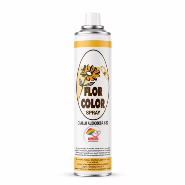 Farba do kwiatów w sprayu Florcolor Giallo Albicocca 634