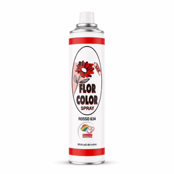 Farba do kwiatów w sprayu Florcolor Rosso 634