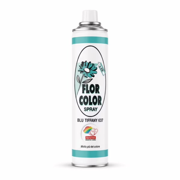 Farba do kwiatów w sprayu Florcolor Blu Tiffany 637