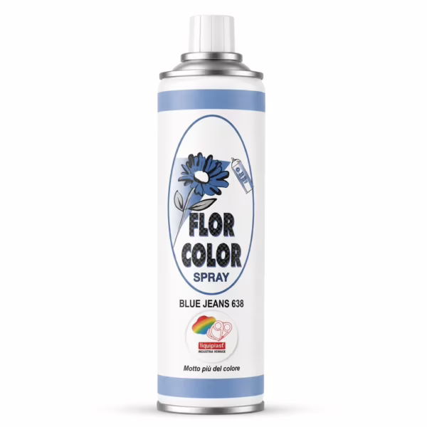 Farba do kwiatów w sprayu Florcolor Blue Jeans 638