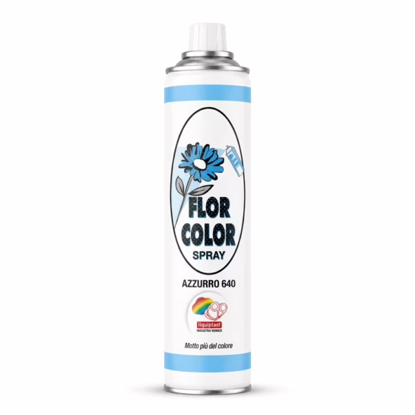 Farba do kwiatów w sprayu Florcolor Azzurro 640