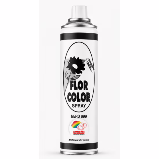 Farba do kwiatów w sprayu Florcolor Nero 699