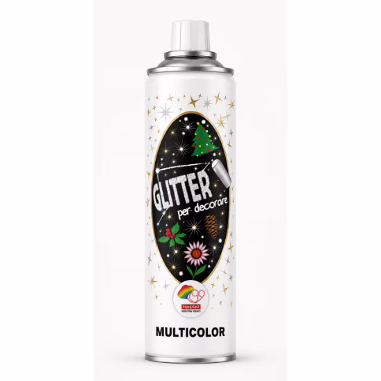 Farba do kwiatów w sprayu Florcolor Glitter Multicolor