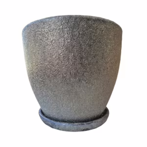 Doniczki ceramiczne złota z podstawką 36cm