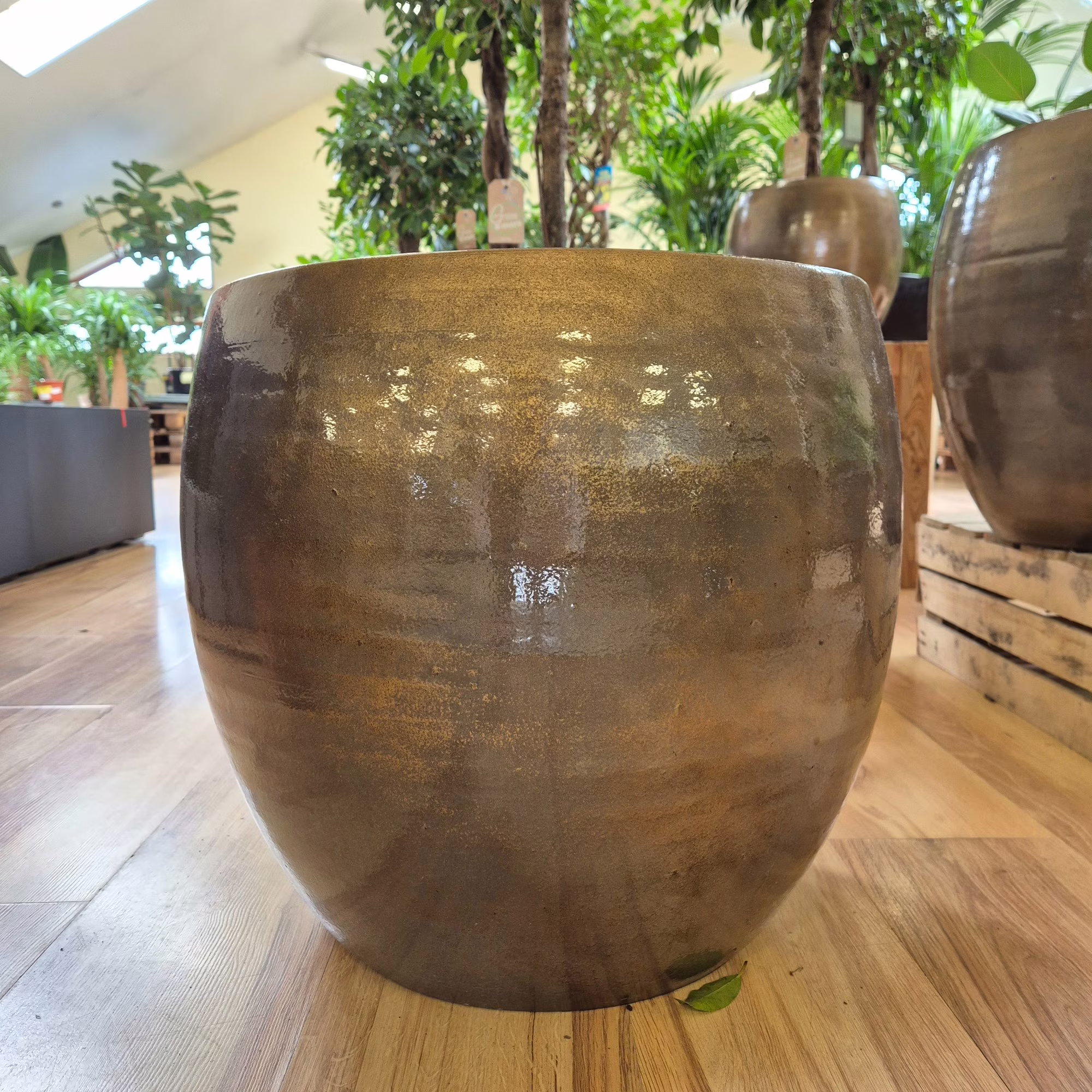 Osłonka ceramiczna złota metaliczna 50cm