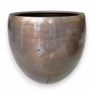 Osłonka ceramiczna miedziano złota 34cm